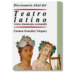 Portada libro: Diccionario del teatro latino